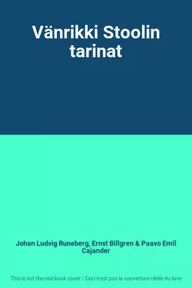 Couverture du produit · Vänrikki Stoolin tarinat
