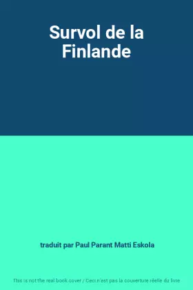 Couverture du produit · Survol de la Finlande