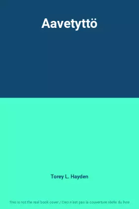 Couverture du produit · Aavetyttö
