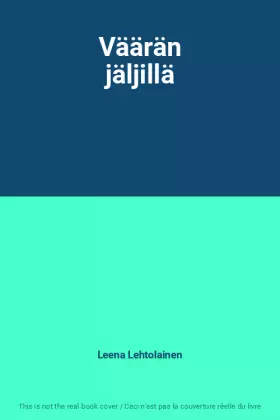 Couverture du produit · Väärän jäljillä