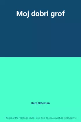 Couverture du produit · Moj dobri grof