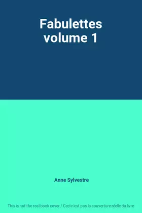 Couverture du produit · Fabulettes volume 1