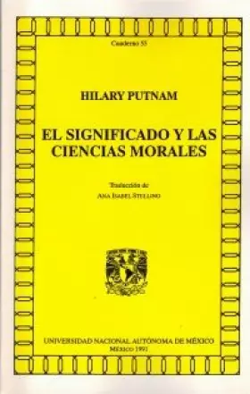 Couverture du produit · el_significado_y_las_ciencias_morales