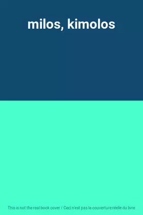 Couverture du produit · milos, kimolos