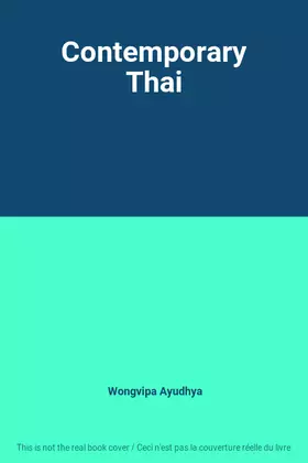 Couverture du produit · Contemporary Thai