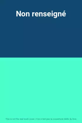 Couverture du produit · Non renseigné