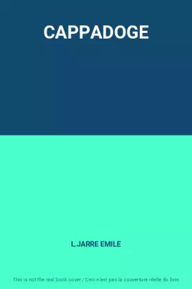 Couverture du produit · CAPPADOGE
