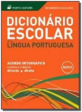 Couverture du produit · Dicionario Escolar da Lingua Portuguesa