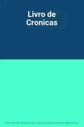 Couverture du produit · Livro de Cronicas