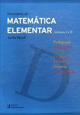 Couverture du produit · DICIONARIO MATEMATICA ELEMENTAR