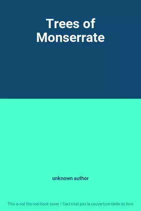 Couverture du produit · Trees of Monserrate