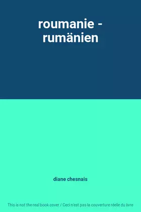 Couverture du produit · roumanie - rumänien