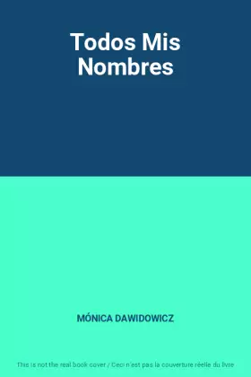 Couverture du produit · Todos Mis Nombres