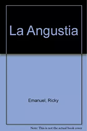 Couverture du produit · La angustia (Spanish Edition)