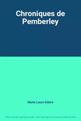 Couverture du produit · Chroniques de Pemberley