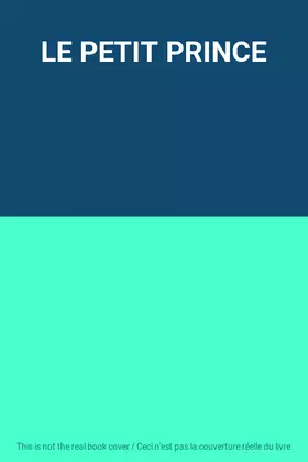 Couverture du produit · LE PETIT PRINCE