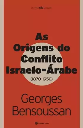 Couverture du produit · As Origens Do Conflito Israelo-Árabe