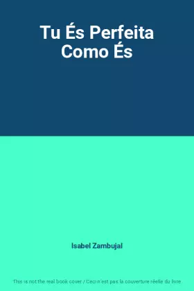 Couverture du produit · Tu És Perfeita Como És
