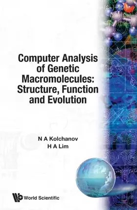 Couverture du produit · COMPUTER ANALYSIS OF GENETIC MACROMOLECULES: STRUCTURE, FUNCTION AND EVOLUTION