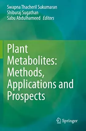 Couverture du produit · Plant Metabolites: Methods, Applications and Prospects