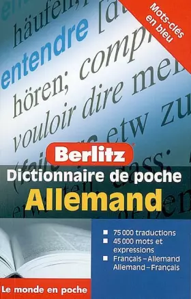 Couverture du produit · allemand poche dictionnaire