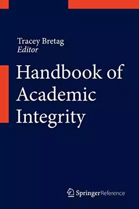 Couverture du produit · Handbook of Academic Integrity