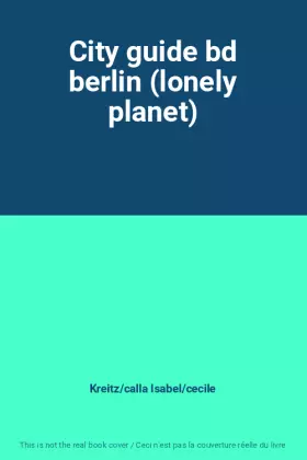 Couverture du produit · City guide bd berlin (lonely planet)