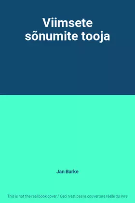 Couverture du produit · Viimsete sõnumite tooja