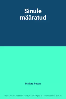 Couverture du produit · Sinule määratud