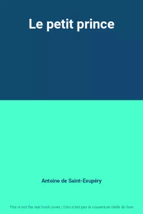 Couverture du produit · Le petit prince