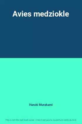 Couverture du produit · Avies medziokle