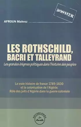 Couverture du produit · Les Rotschild,BACRI et Talleyrand