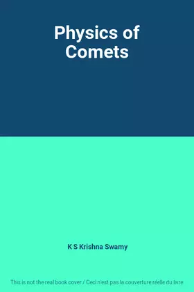 Couverture du produit · Physics of Comets