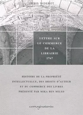 Couverture du produit · Lettre sur le commerce de la librairie