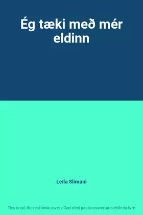 Couverture du produit · Ég tæki með mér eldinn