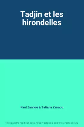 Couverture du produit · Tadjin et les hirondelles