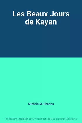 Couverture du produit · Les Beaux Jours de Kayan