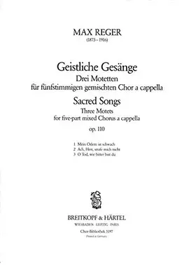 Couverture du produit · Drei motetten op. 110