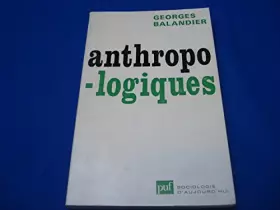 Couverture du produit · Anthropologiques