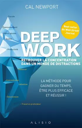 Couverture du produit · Deep work: Retrouver la concentration dans un monde de distractions
