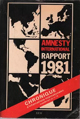 Couverture du produit · Rapport 1981 D'amnesty International