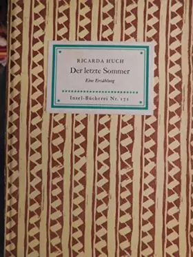 Couverture du produit · Der Letzte Sommer Eine Erzablung