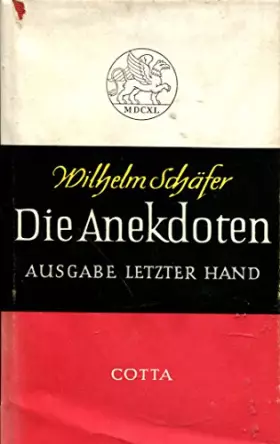 Couverture du produit · Die Anekdoten