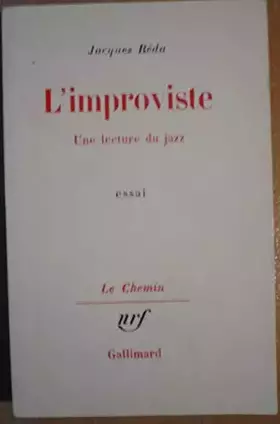 Couverture du produit · L'improviste ; une lecture du jazz - Essai