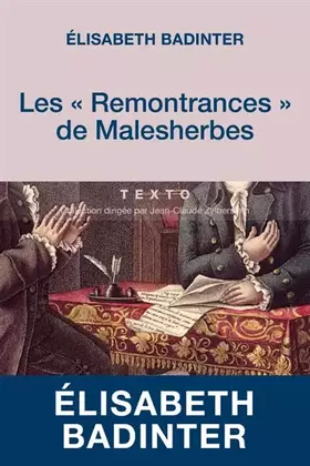 Couverture du produit · Les remontrances de Malesherbes