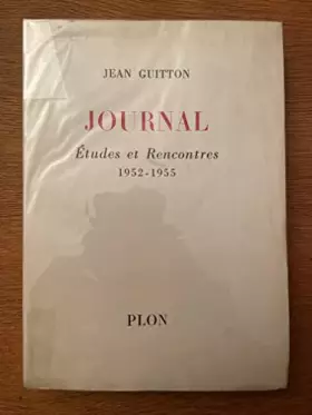 Couverture du produit · JOURNAL : ETUDES ET RENCONTRES