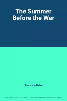 Couverture du produit · The Summer Before the War
