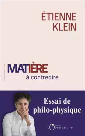 Couverture du produit · Matière à contredire