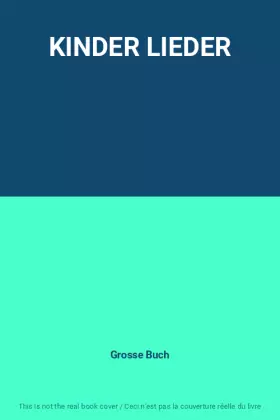 Couverture du produit · KINDER LIEDER