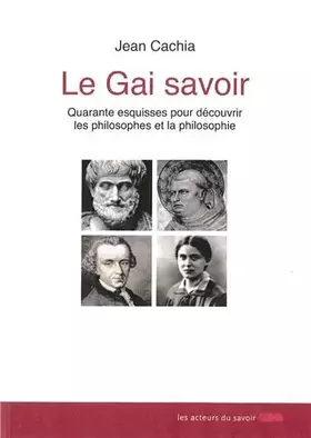 Couverture du produit · Le gai savoir